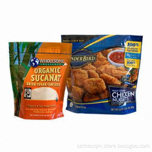 Food Bag, zip and stand up, laminated material and moisture-proof, light-proof, food grade material